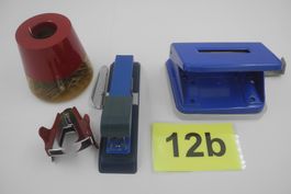 Büroline Locher, Bostitsch, Büroklammernbox usw., Nr. 12b