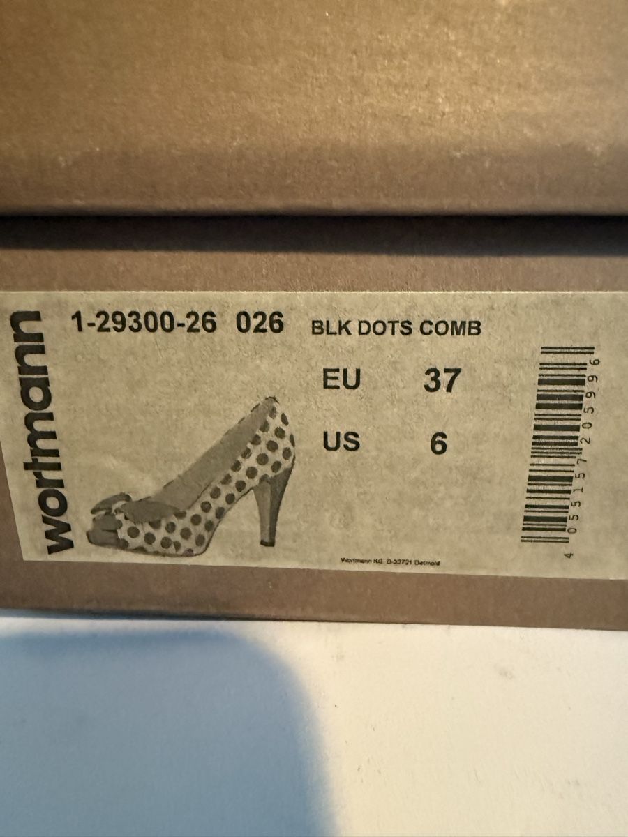 Scarpe da donna: Damen Schuhe Polka dots muster – Usato da Zurich venduto da Alinecnicolet 7