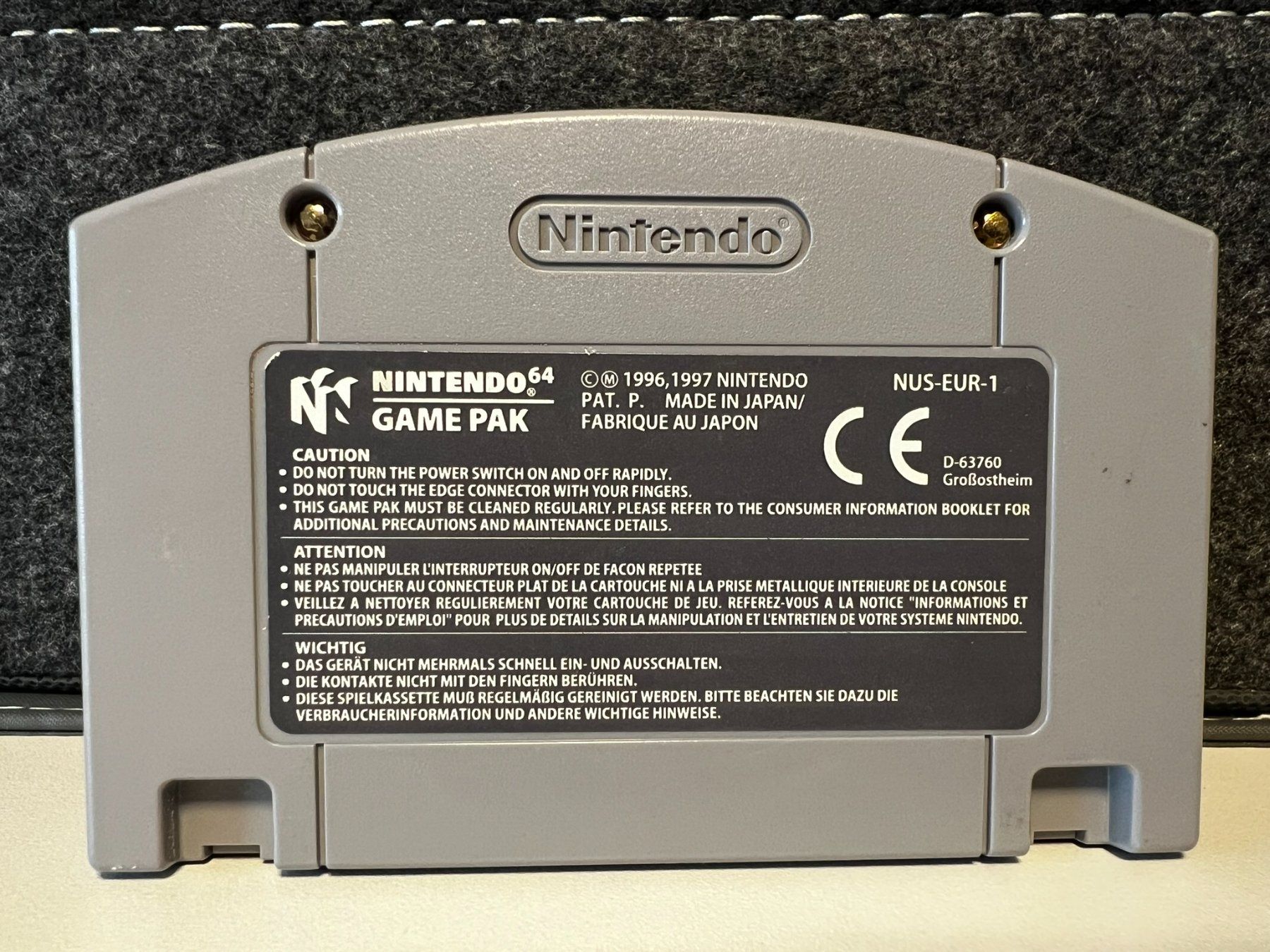 Giochi: Extreme-G - Nintendo 64 – Usato da Frauenfeld venduto da bigauditor 1