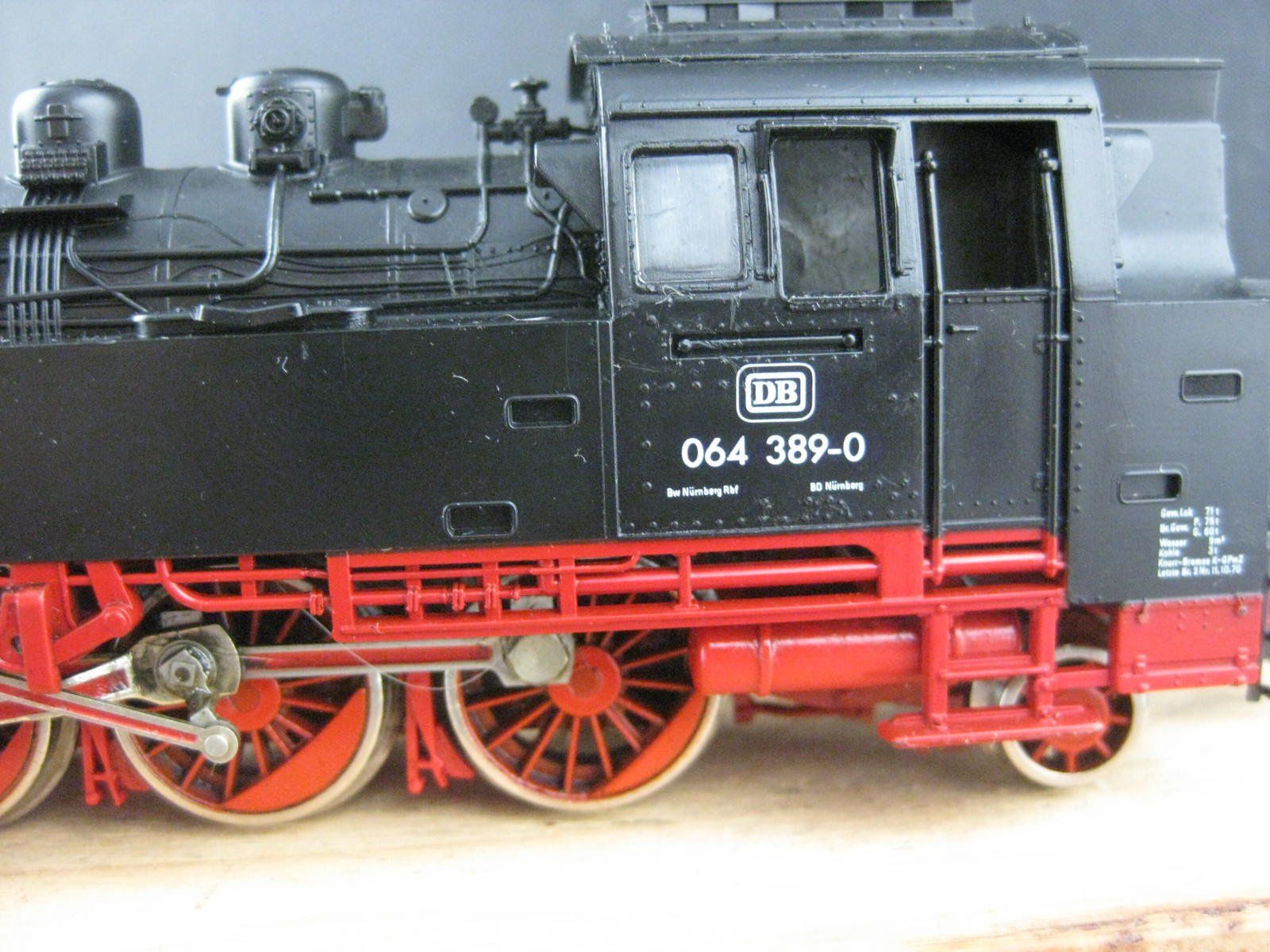 Fleischmann Trains électriques: Fleischmann DB Dampflok 064, ohne OVP, mit Fleischmann Profi – D'occasion à Malters par Marosko 1