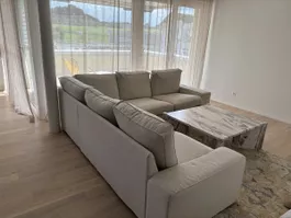 KIVIK Ecksofa 4-sitzig, beige wie Neu!