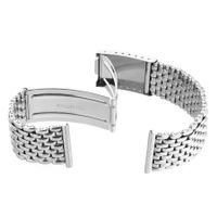19mm 9Row Beads of Rice Steel Bracelet, Gay Frères GF Style