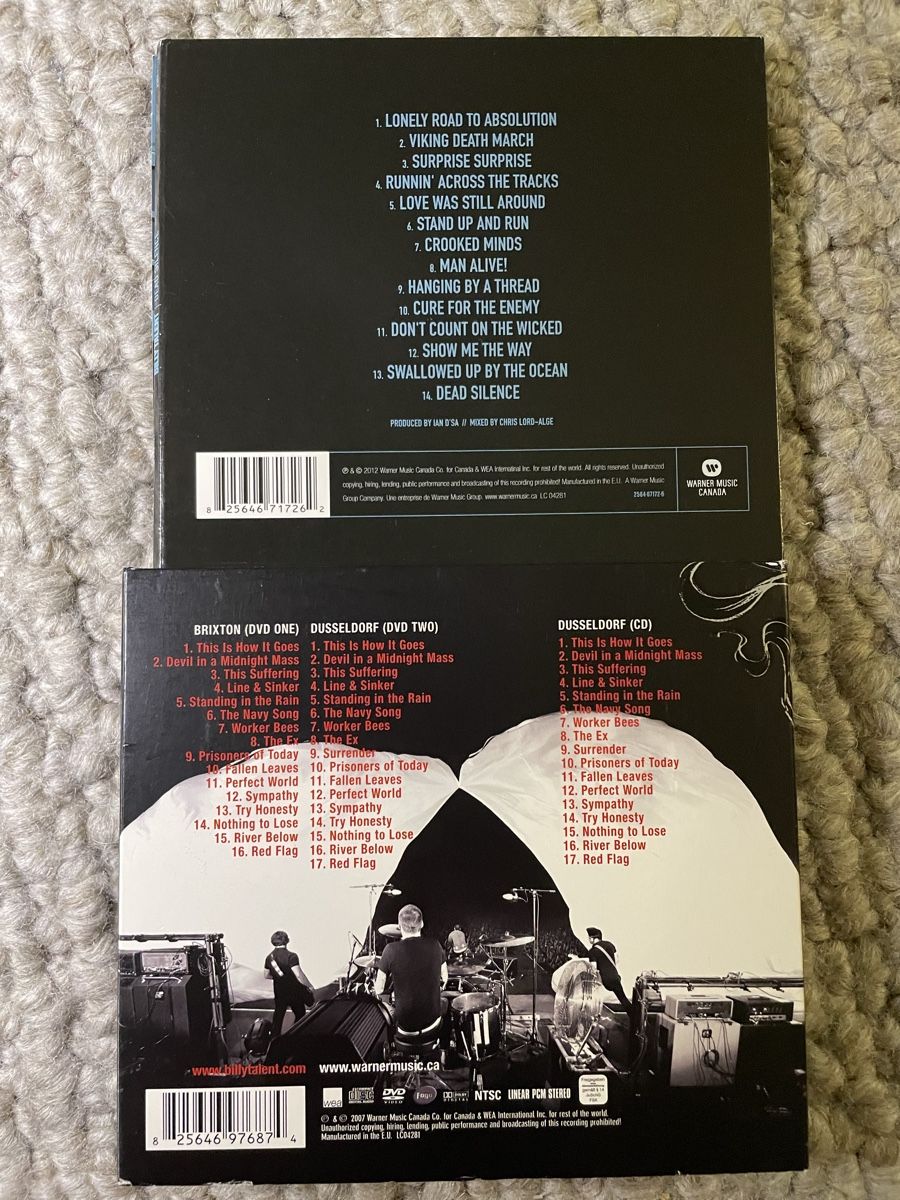 CDs: 2x Billy Talent  – D'occasion à Reinach AG par trigger7811 2