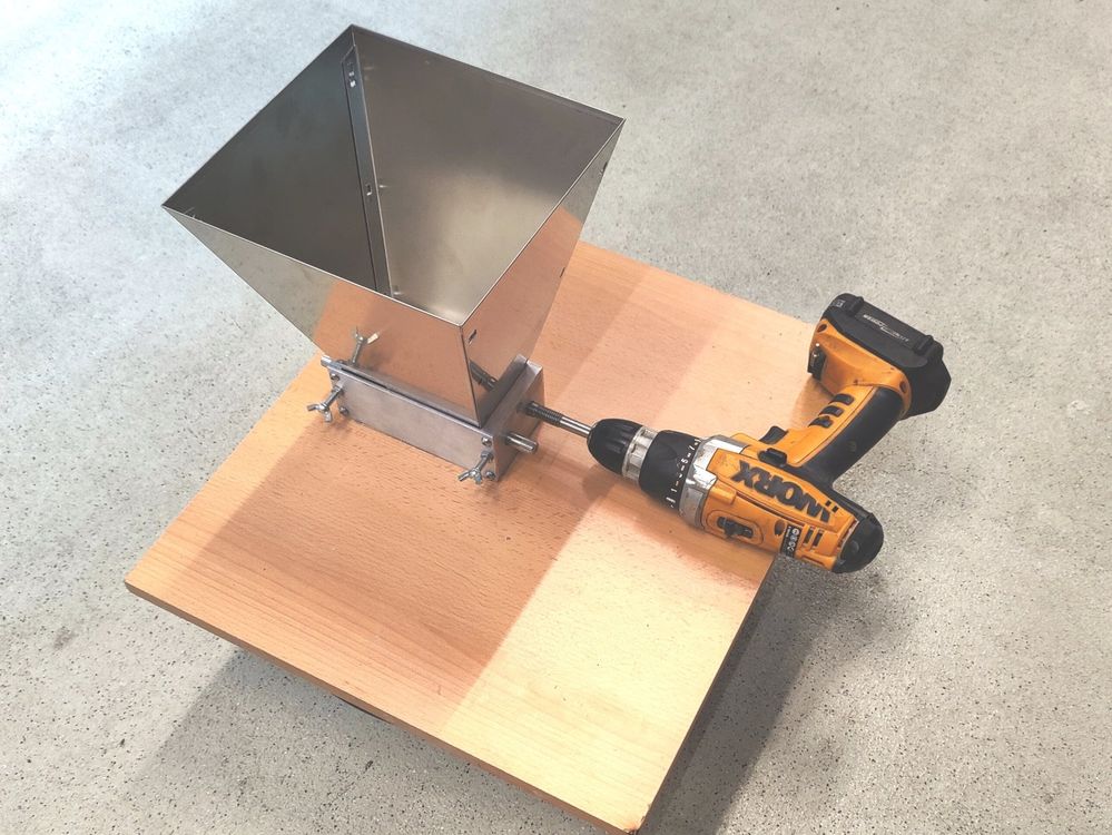 Manuelle Getreidemühle Aus Edelstahl - Verstellbar Für Bierbrauen Und Mehr