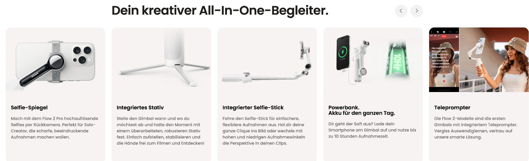 Insta360 Action Cam: INSTA 360 FLOW 2 PRO BUNDLE IPHONE ANDROID SAMSUNG XIOMI NEU – Nuovo e nell'imballaggio originale da Pfäffikon ZH venduto da Swiss.Olympia 7