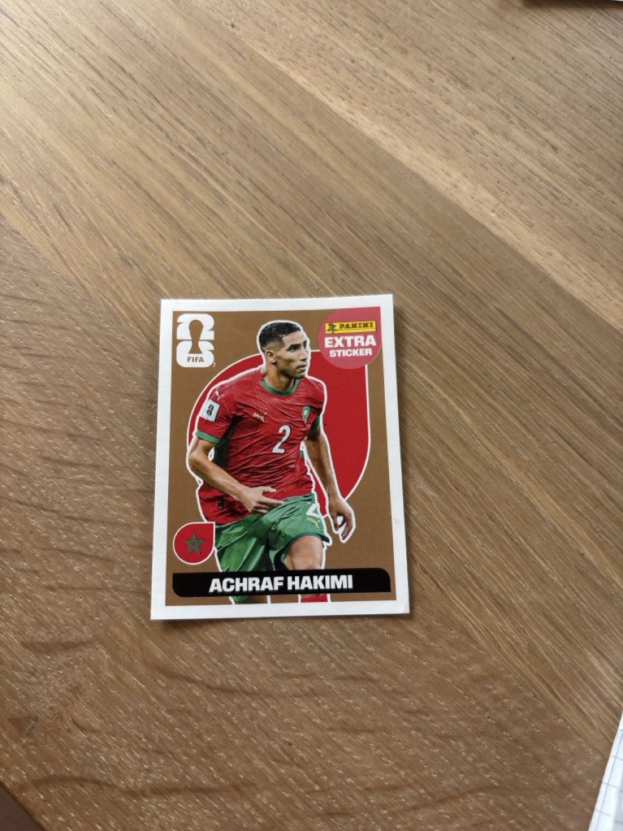 Panini Carte collezionabili: Panini Extra Sticker Achraf Hakimi WM 2026 – Nuovo (secondo la descrizione) da Lotzwil venduto da kie_fdq8