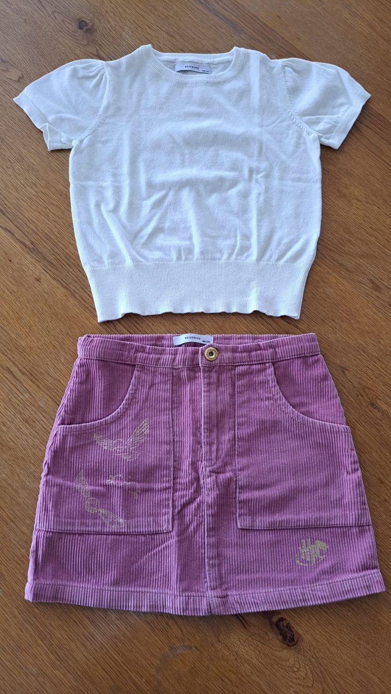 Kleiderpakete & -sets: Rock und Strickbluse von Reserved, Harry Potter, Gr. 140 – Gebraucht aus Massagno von Michaela.F