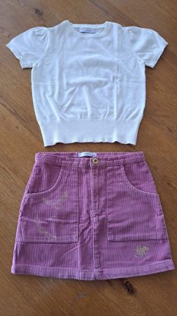 Rock und Strickbluse von Reserved, Harry Potter, Gr. 140