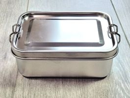 Boîte repas inox 1200ml avec séparateur neuf