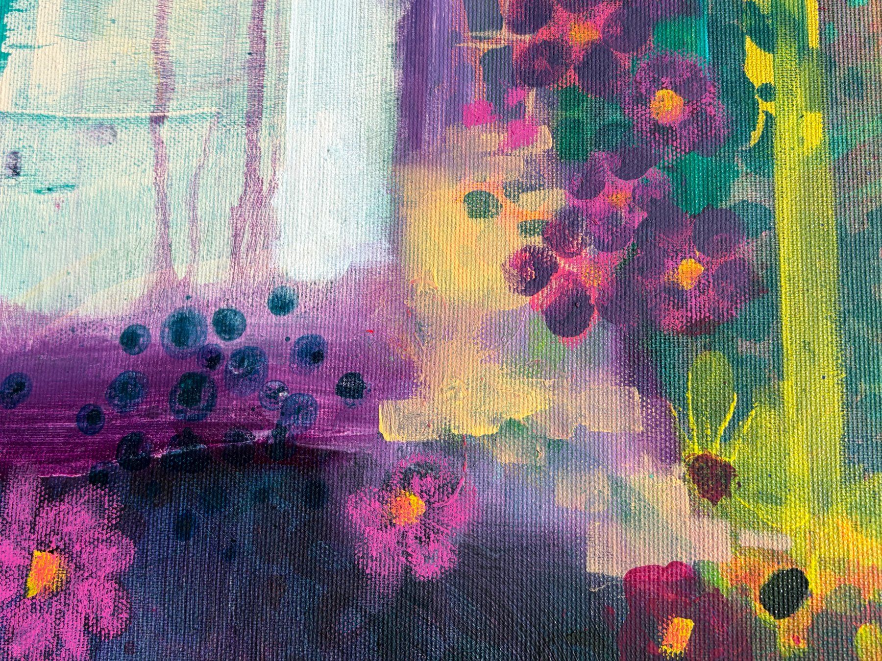 Gemälde: Acrylgemälde 70x60 cm – Gebraucht aus Boll von NRie 3