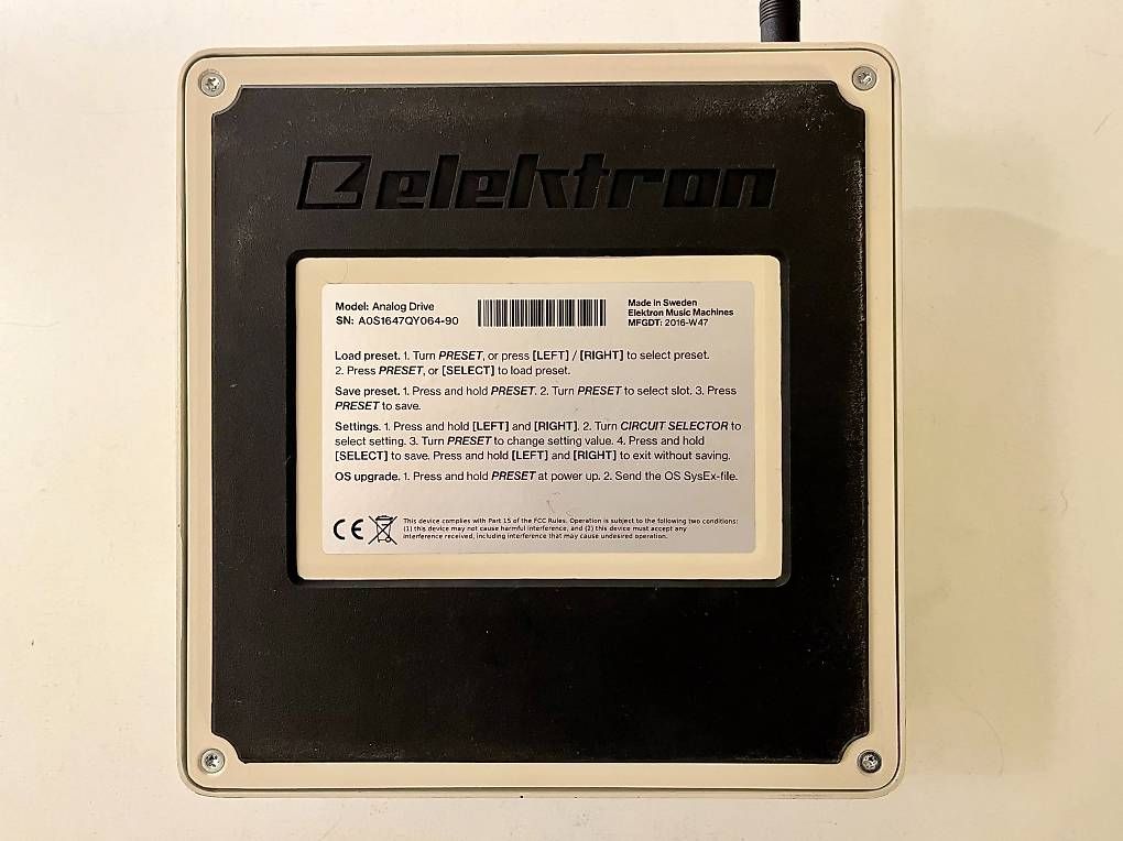 Elektron Strumenti musicali: Elektron Analog Drive inkl. Netzteil – Usato da Winterthur venduto da Maynard 2