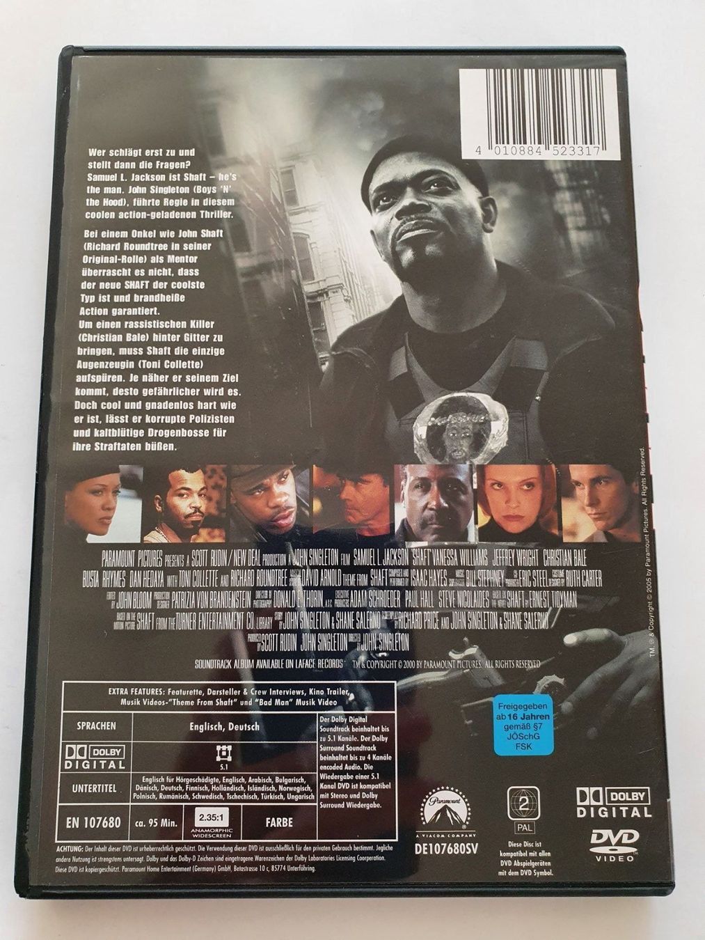 Tutti i DVDs: SHAFT mit Samuel L. Jackson – Usato da Oberdorf BL venduto da BaldenEagle 1
