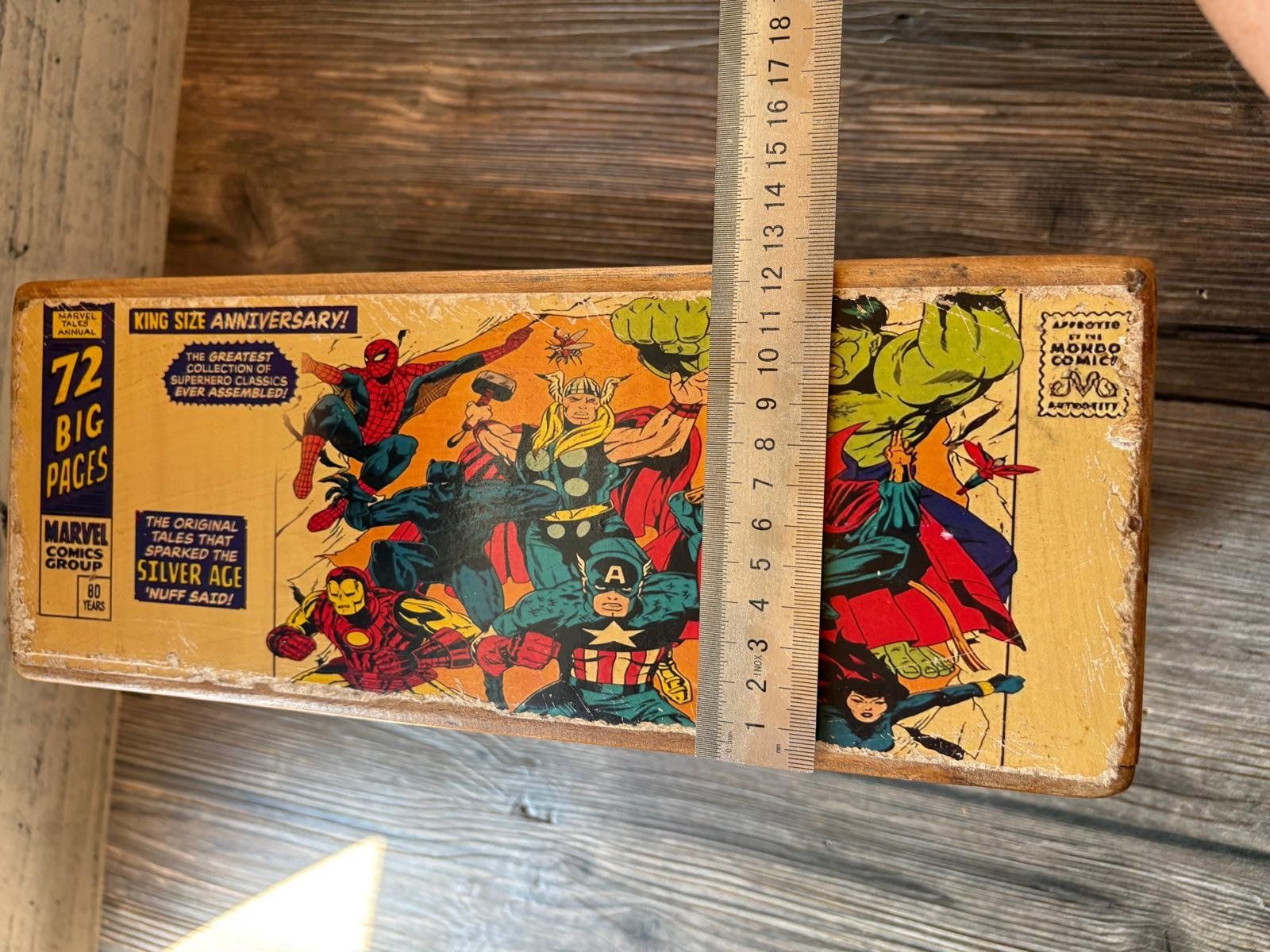 Caisses de transport: Holzkiste Marvel Comics Design - selten und cool – D'occasion à Wetzikon ZH par Boldeagle01 6