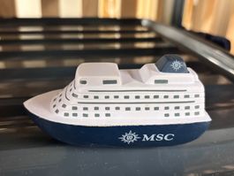 MSC Kreuzfahrtschiff Quetschball, Souvenir, neuwertig!