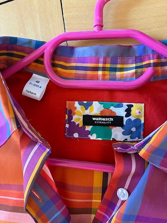 Walbusch Camicette: NEU: Bluse Walbusch extraglatt, Grösse 48 – Nuovo e nell'imballaggio originale da Zürich venduto da April4all 1