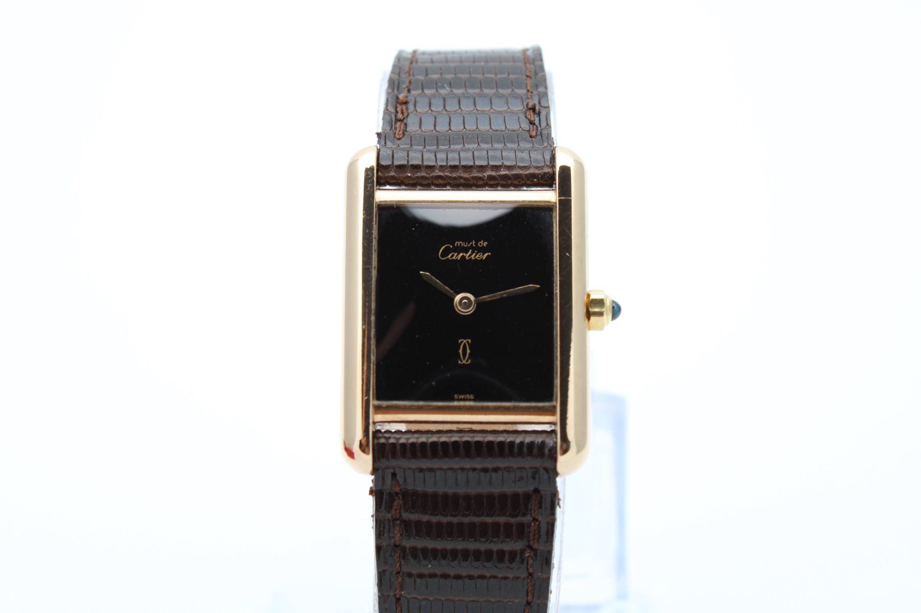 Cartier Orologi: Cartier Tank Black Dial ref. 3 66001 | FULL SET – Usato da Brüttisellen venduto da AlphaOmega05 1