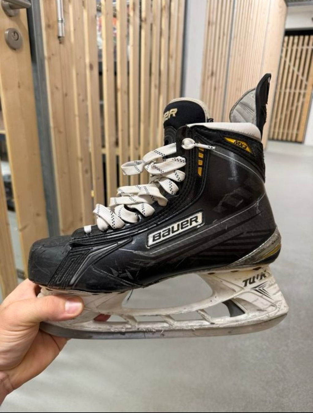 Bauer Pattini da ghiaccio: Bauer MX3 Schlittschuhe – Usato da Suberg venduto da TigerFan12 1