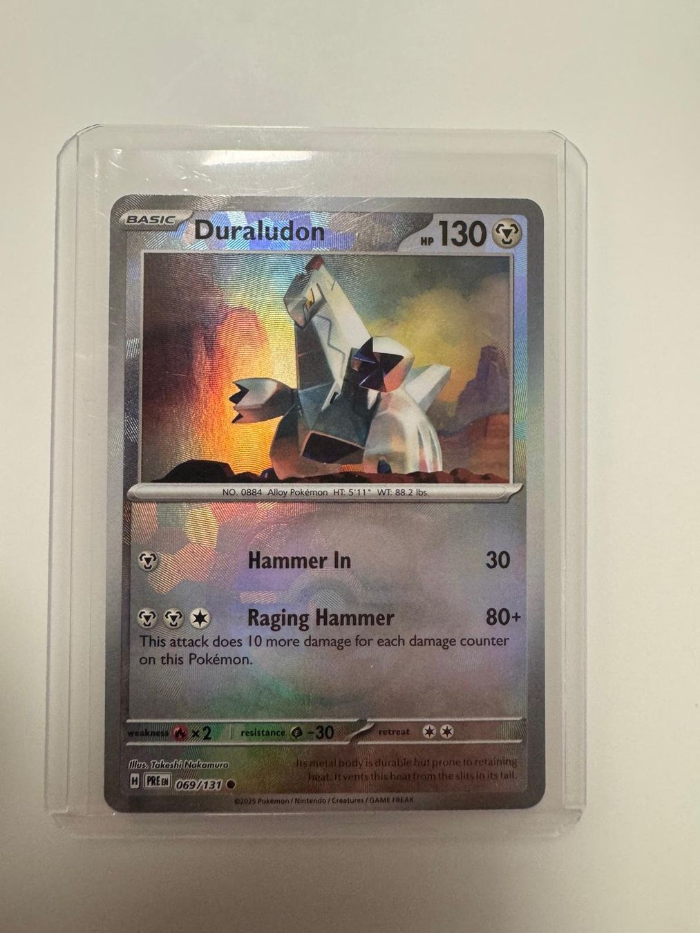 Pokémon Carte collezionabili: Duraludon | Reverse Holo Masterball | PRE 069/131 | EN – Usato da Spreitenbach venduto da Snacky96