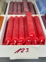 123 Posten Raureif Kerzen 180 x 22 aus Liquidation