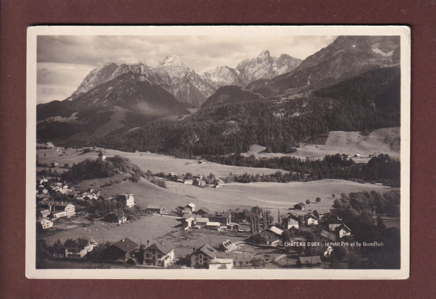 Cartoline postali: CHÂTEAU D'OEX - Le Petit Pré – Usato da Pully venduto da nicecards