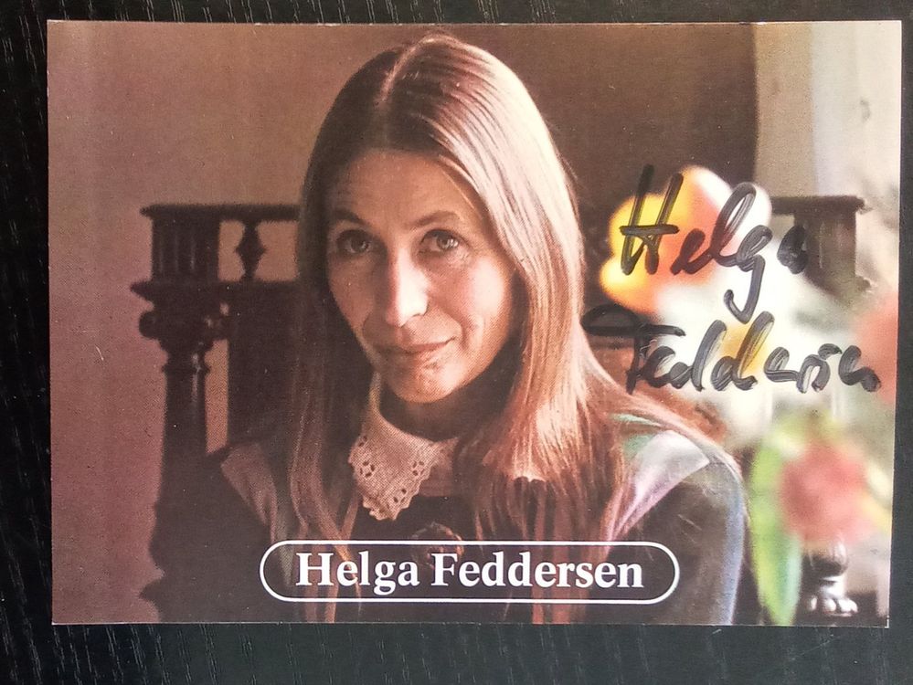 Helga Feddersen 1930-90 Autogramm Fotopostkarte 10x15cm (Gebraucht) in ...