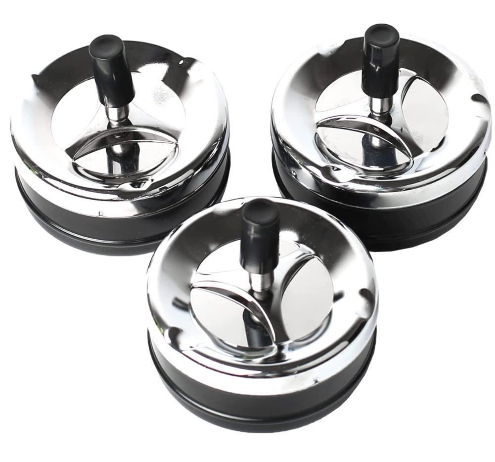 Portacenere: 3 Stück Rotierende Aschenbecher – Nuovo e nell'imballaggio originale da Bülach venduto da StoreInShop.com