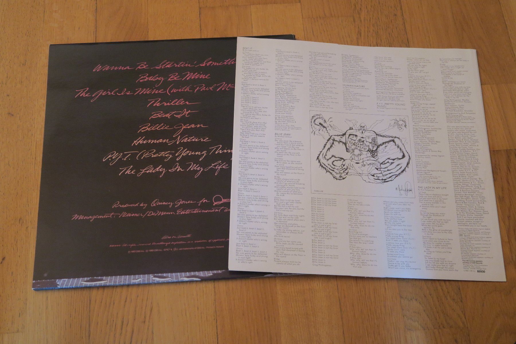Schallplatten: Michael Jackson – Thriller – Gebraucht aus Thun von Karibu70 3