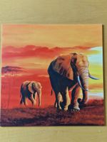 Elefanten Bild 29 x 29 cm  ,  versand kosten  für 14.-Fr.