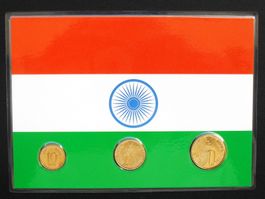 INDIEN - Münzen vergoldet !!!