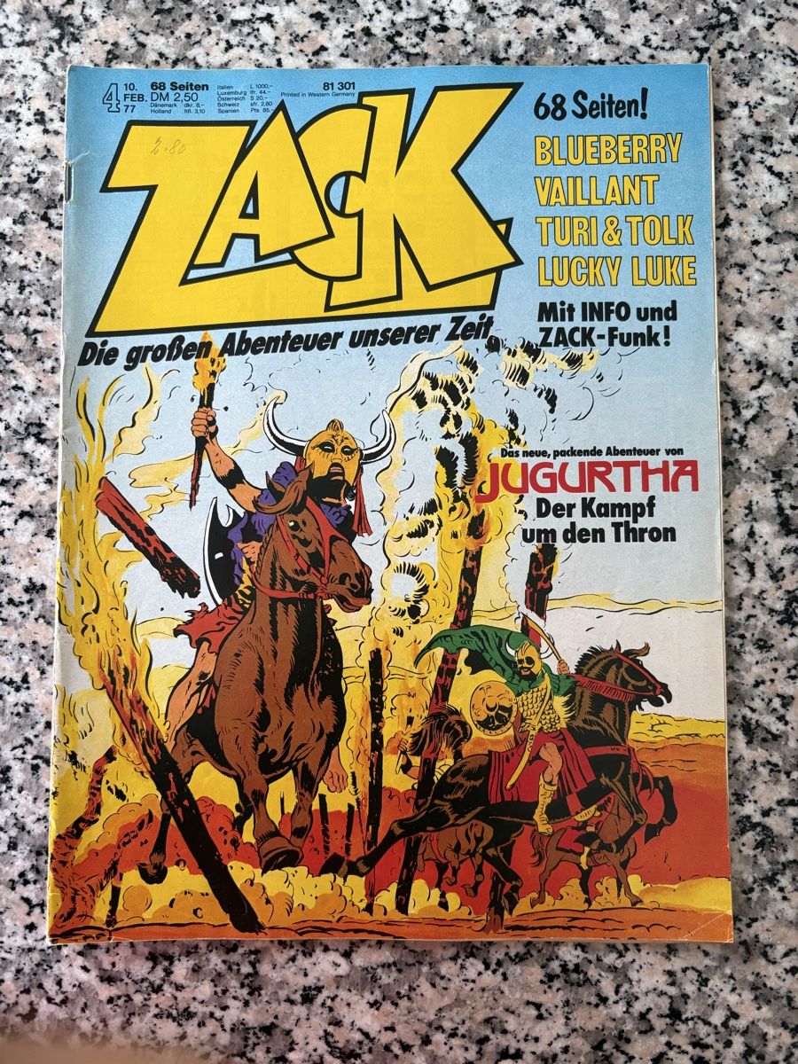 Comics: Zack Comics 1-14 Komplett 16-22 , 25,26 – Gebraucht aus Wangen b. Dübendorf von Antiz1210 2