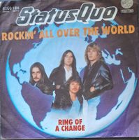 Vinyl-Single Status Quo - Rockin' All Over The World