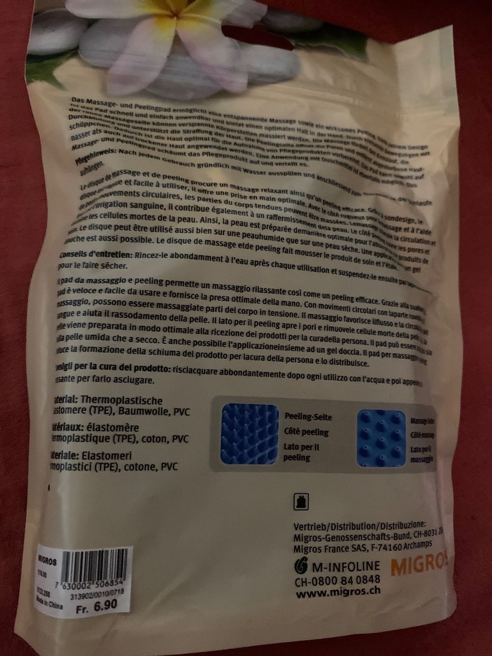 Sonstige Körperpflege: Massage-& Peeling-Handschuh / Massagepad NEU/OVP – Neu und originalverpackt aus Frauenfeld von Boldi46 1