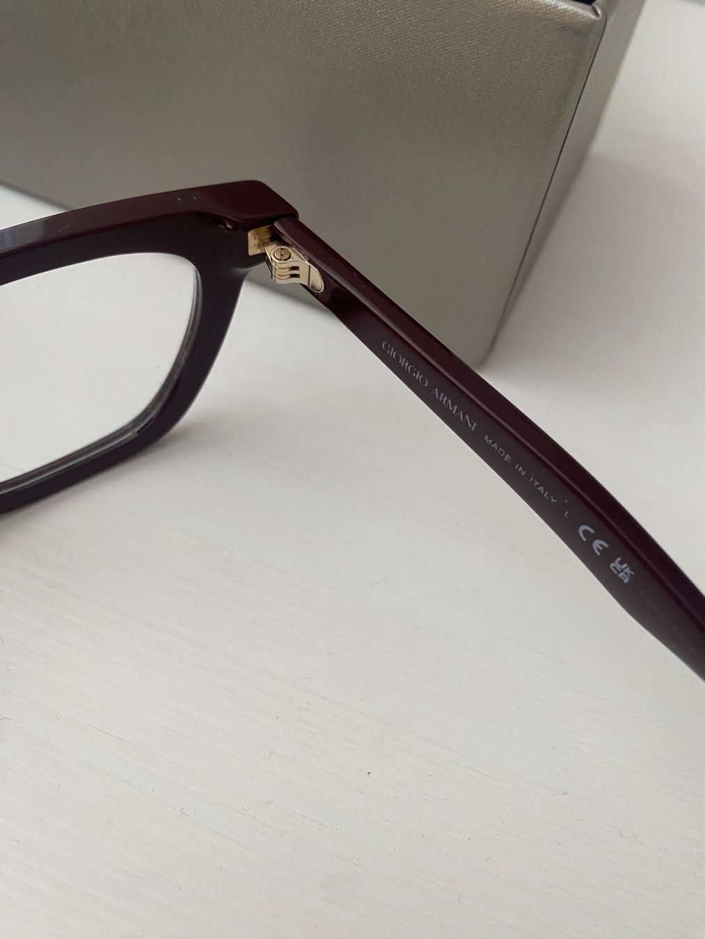Armani Brillen & Gläser: Giorgio Armani Brille Cateye Burgundy – Neu und originalverpackt aus Zürich von berebol 3