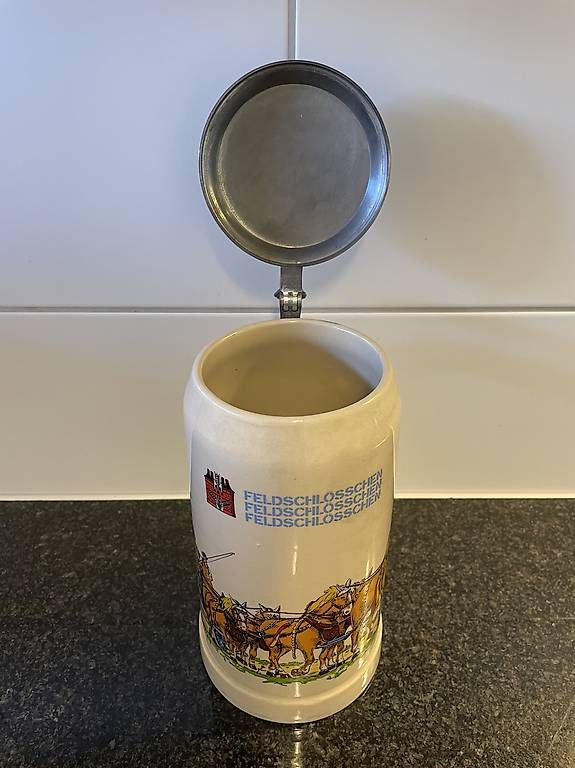 Bicchieri: Bierhumpen Bierkrug Feldschlösschen – Usato da Möhlin venduto da Tuffy70 2