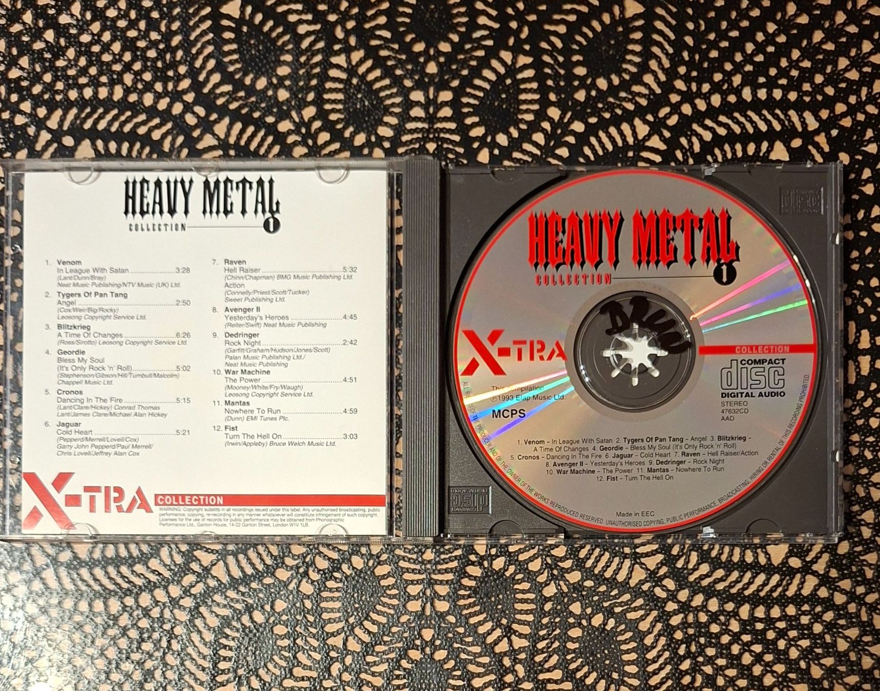 CD: Heavy Metal Collection,  Heavy Metal Compilation CD 1993 – Usato da Schönenberg TG venduto da Gregolino76 2