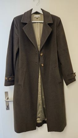 Olive green coat, size S
