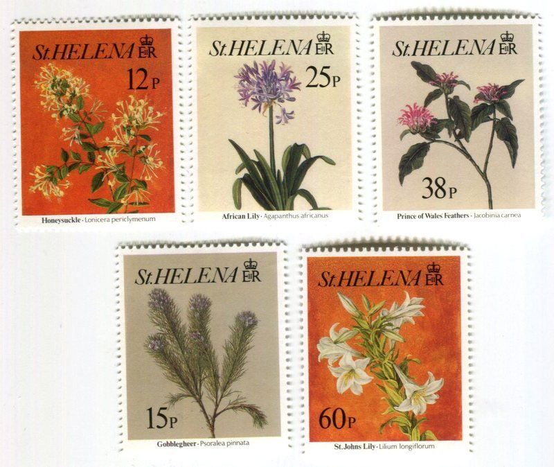 Alle Briefmarken: Briefmarken "Blumen". St. Helena – Neu und originalverpackt aus Basel von Butsch5