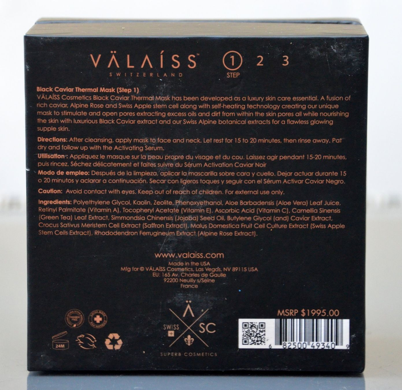 Cura del viso: Black Caviar Thermal Mask – Nuovo (secondo la descrizione) da Collonges venduto da Auganien 3