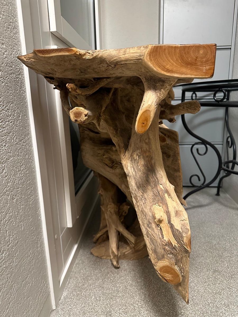 Articoli in legno: Teak Wurzelholz Konsole – Usato da Winterthur venduto da eva_xx5j 6