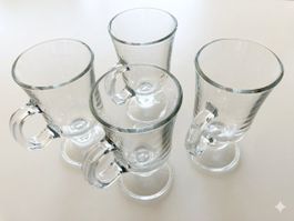 4er Set Irish Coffee Gläser – Gehärtetes Glas (225ml)