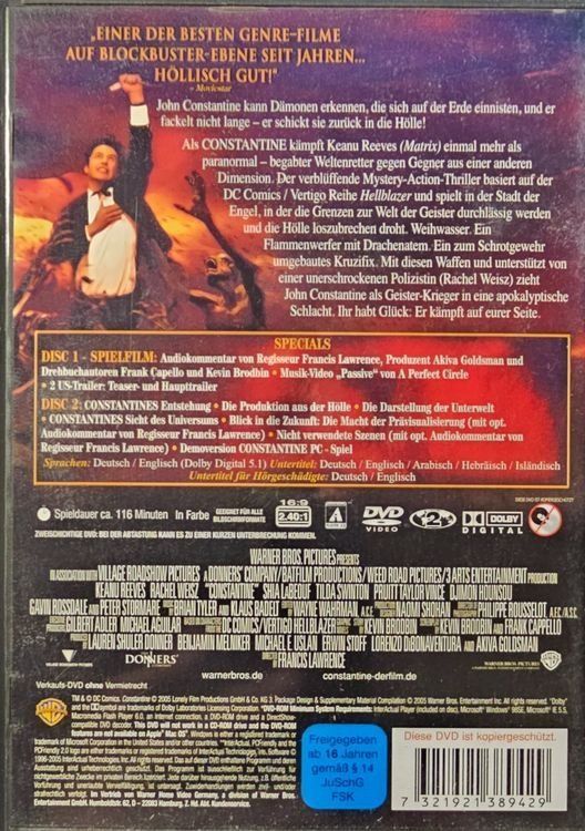 Tous les DVDs: Constantine – D'occasion à Wahlen b. Laufen par Cg10 1