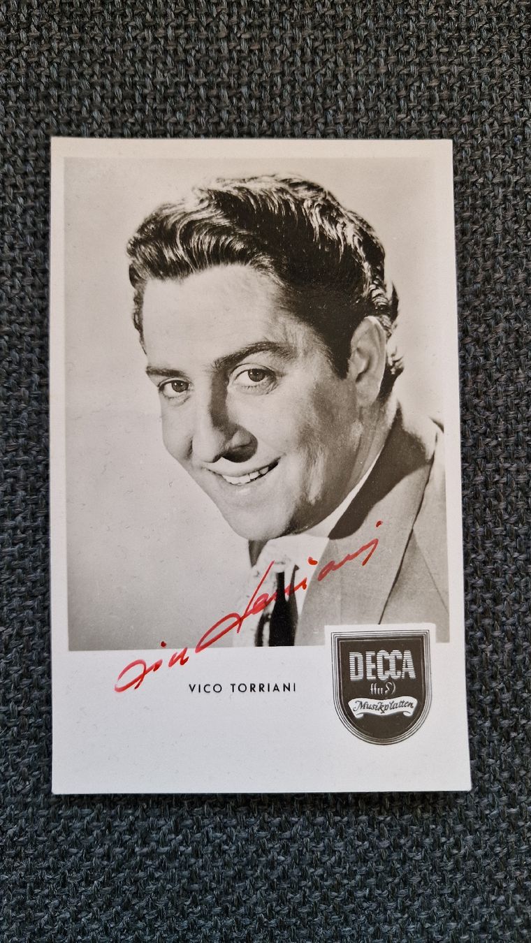 Autogramme: Autogrammkarte Vico Torriani – Gebraucht aus Konolfingen von Nostalgiker