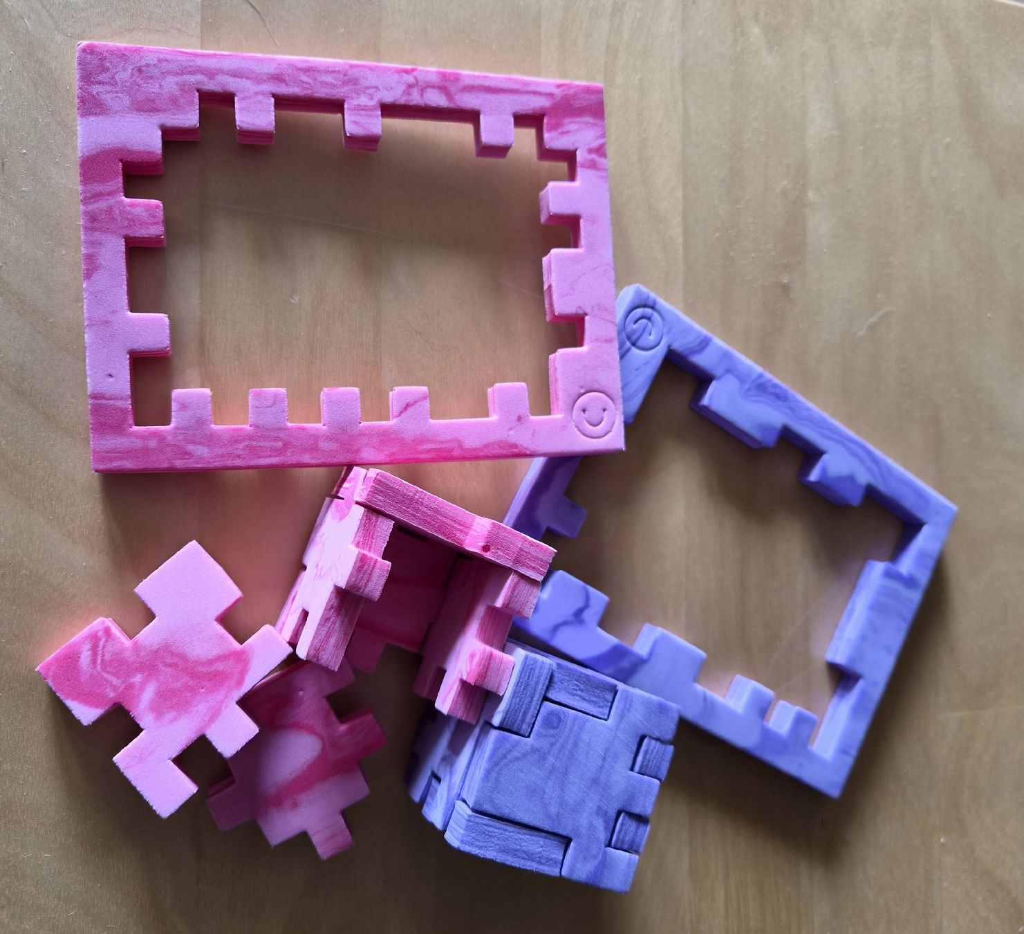 Puzzles: Vintage- Marble Cube Puzzle Set 6 Teile – Gebraucht aus Urtenen-Schönbühl von Kahru 7