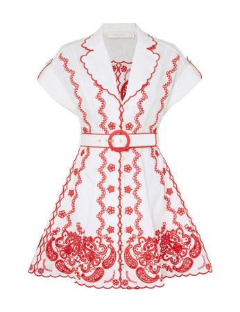 Zimmermann  Embroidery Dress [Rrp $1k]