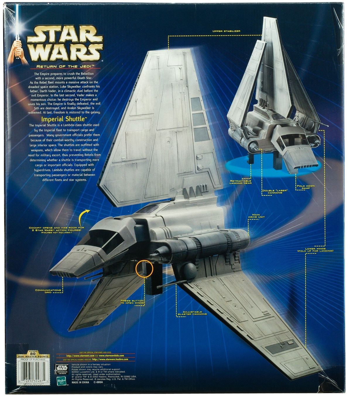 Hasbro Statuette: Star Wars Imperial Shuttle 1:18 OVP – Nuovo e nell'imballaggio originale da Burgdorf venduto da MIDICLORIAN