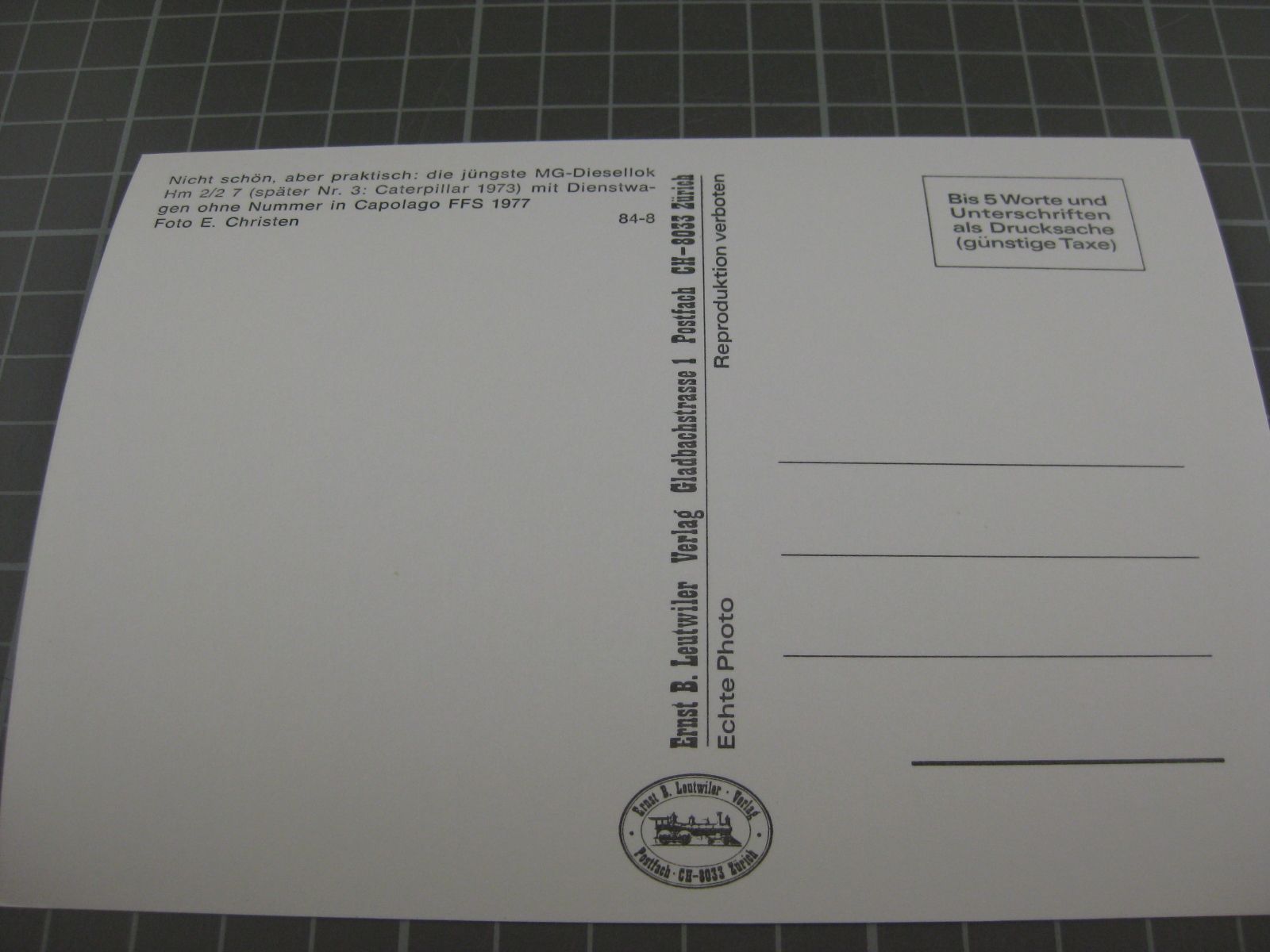 Cartoline postali: AK Capolago mit Zug – Nuovo (secondo la descrizione) da Malters venduto da Marosko 1