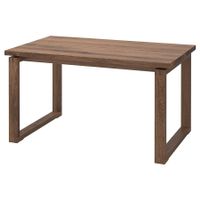 MÖRBYLÅNGA Tisch, Eichenfurnier braun las., 140x85 cm