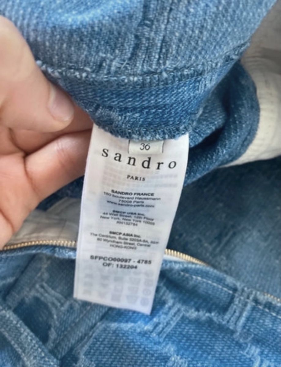 Sandro Tute: Combinaison Sandro en jeans – Usato da Nyon venduto da Vivafripa 4