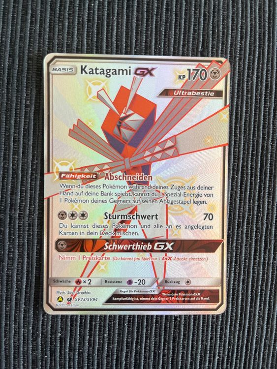 Pokemon Katagami GX Shiny Hidden Fates Mint Deutsch | Kaufen auf Ricardo