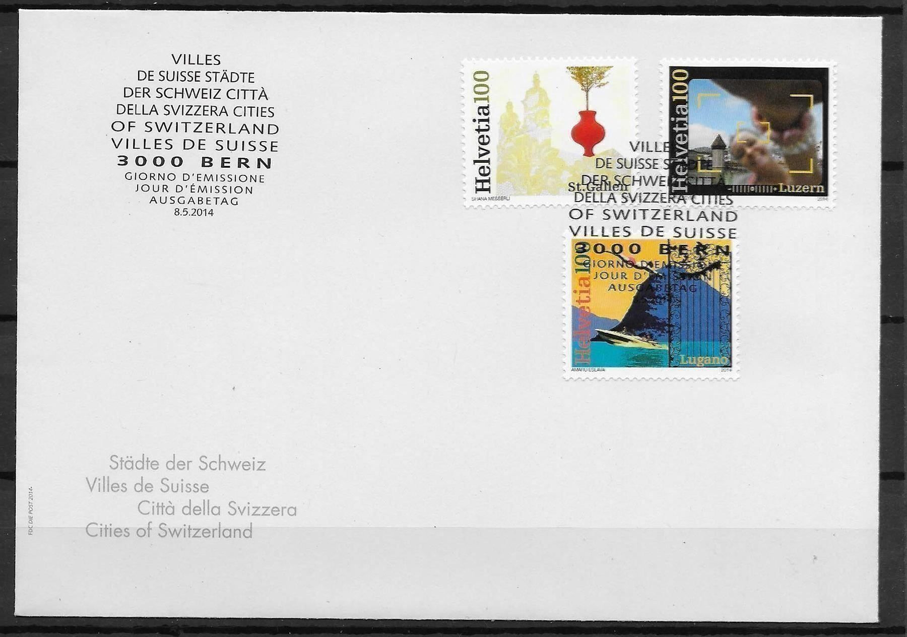 Tutti i francobolli: F1512 - FDC Villes de Suisse – Usato da Trélex venduto da Phil_Albert